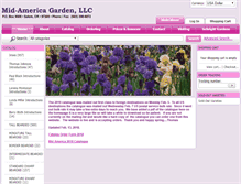 Tablet Screenshot of beardedirisflowers.com